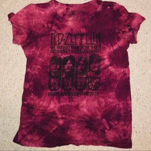 Tie-dye Led Zeplin shirt